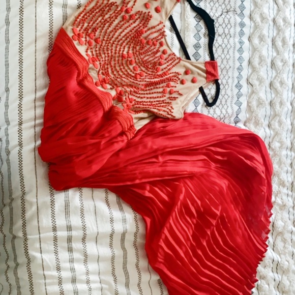 Red Rubied Dusk By Rina Dhaka Casual Maxi Dress - Picture 9 of 11